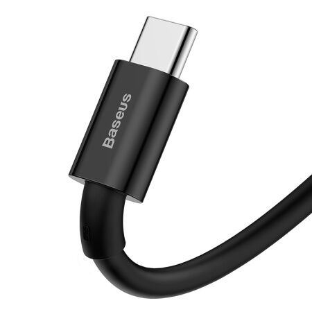 Кабель USB BASEUS Superior Series Fast Charging, USB - Type-C, 66W, 1 м, черный - 5