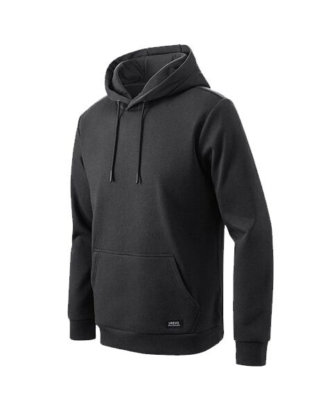 Xiaomi Urevo Life Men's Fleece Hooded Sweater (Black) - 1
