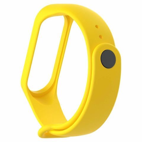 Ремешок силиконовый для Xiaomi Mi Band 5 (Yellow/Желтый) - 5