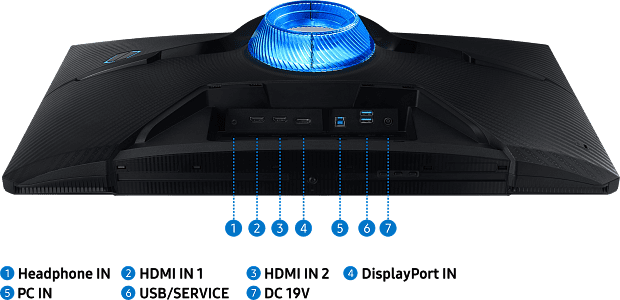 ЖК-монитор Samsung S28AG702NI 28 UHD 4K IPS monitor, 3840x2160, 1ms(GtG), 400 cd/m2, MEGA DCR( static 1000:1), 178/178, 144Hz, - 1