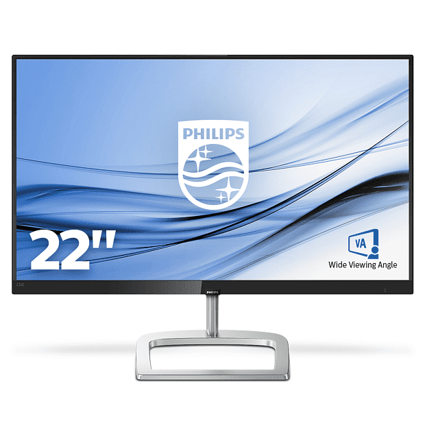 Монитор Philips LCD 21.5 16:9 1920х1080(FHD) IPS, nonGLARE, 250cd/m2, H178/V178, 1000:1, 20M:1, 16.7M, 5ms, VGA, HDMI, Tilt, Speakers, 2Y, Черны - 2